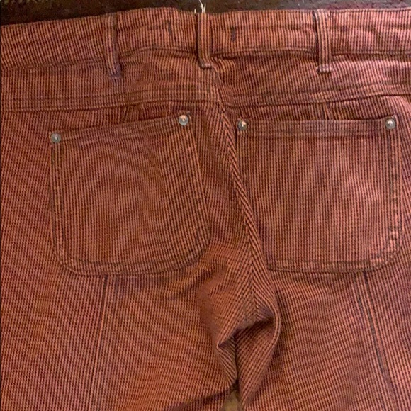 Free people pants/jean orange and black size W 26 - Picture 7 of 8
